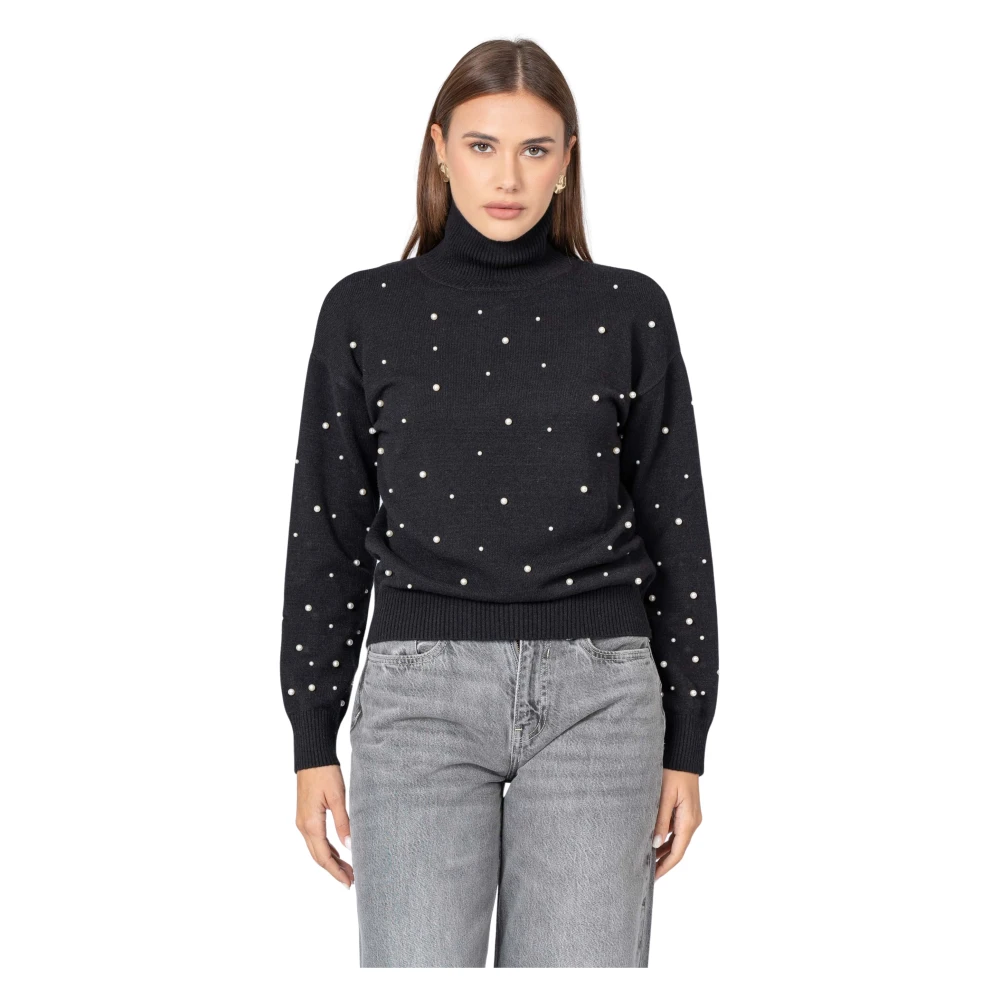 Kocca Women's Black Mabellax Jumper - Turtlenecks - M - Knitwear