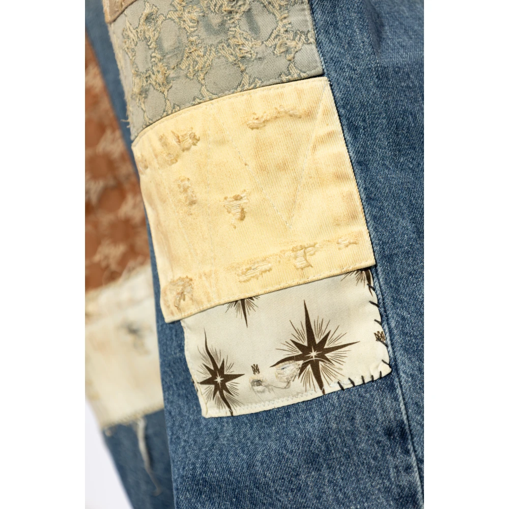 Amiri Jeans met vintage-effect Blue Heren