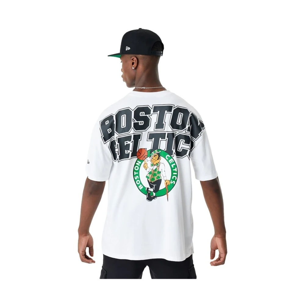 new era Celtics NBA Grafisch T-shirt White Heren