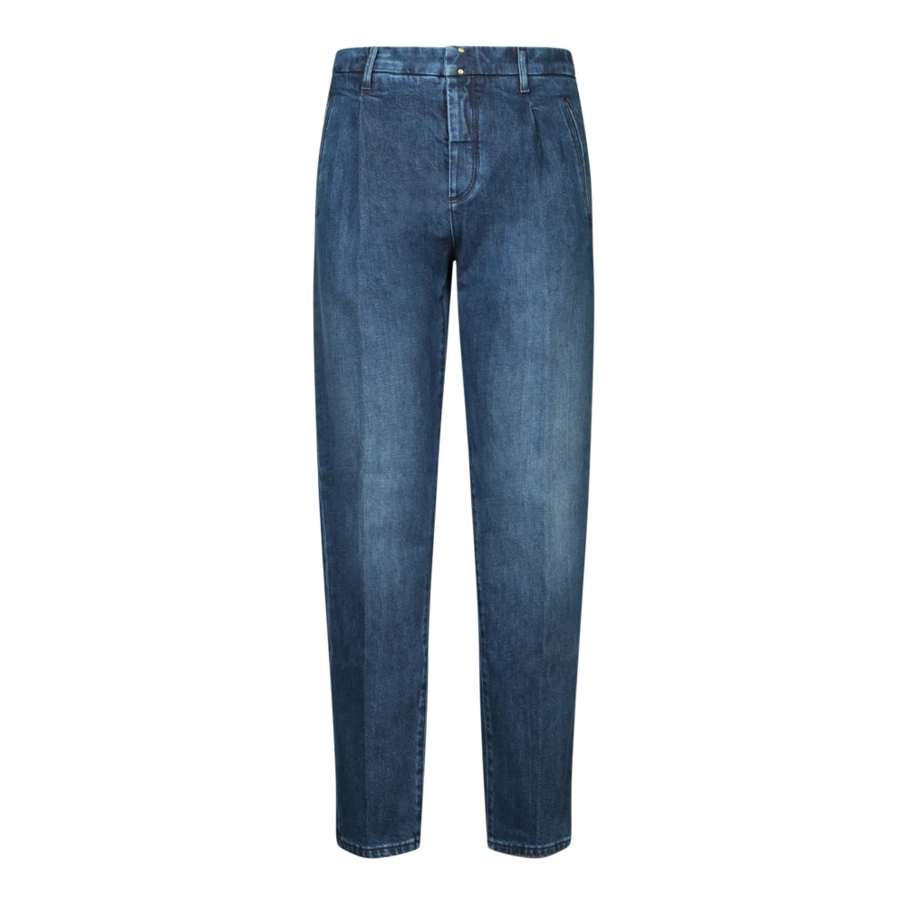 Incotex Blauwe Jeans voor Mannen Aw24 Blue Heren