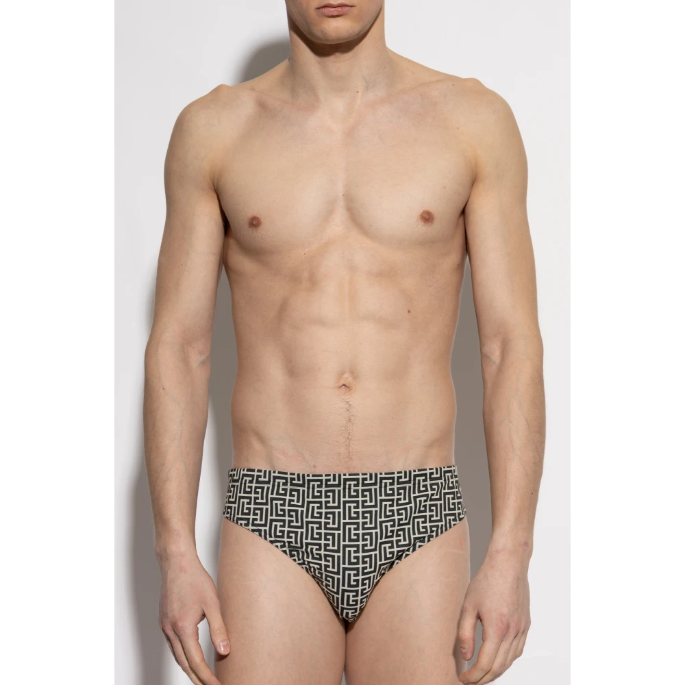 Balmain Zwembroek Black Heren