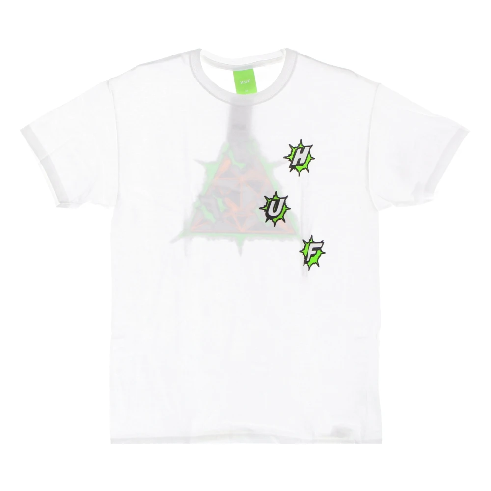 HUF Witte Infinity Jewel Tee Korte Mouw White Heren