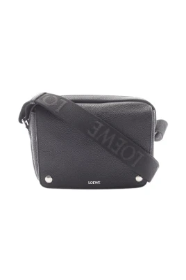 Pre-owned Pebble Leather Messenger Bag