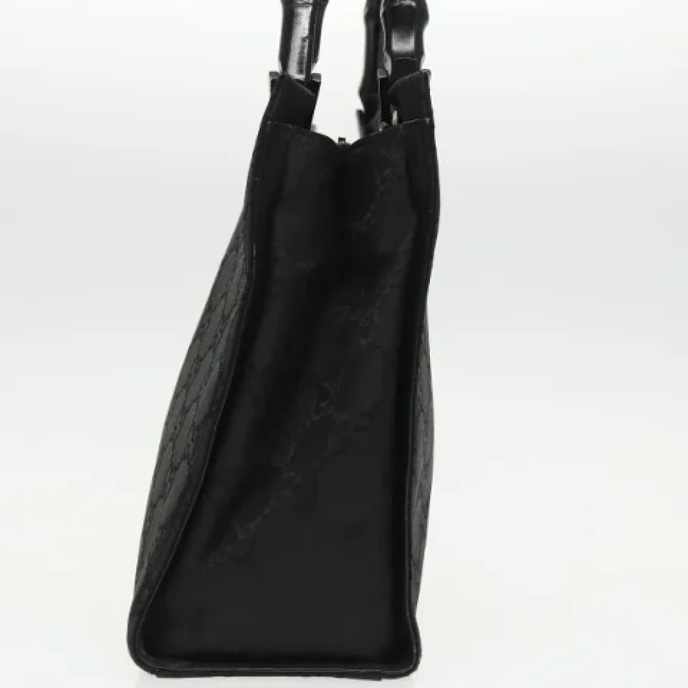 Gucci Vintage Pre-owned Canvas handbags Black Dames