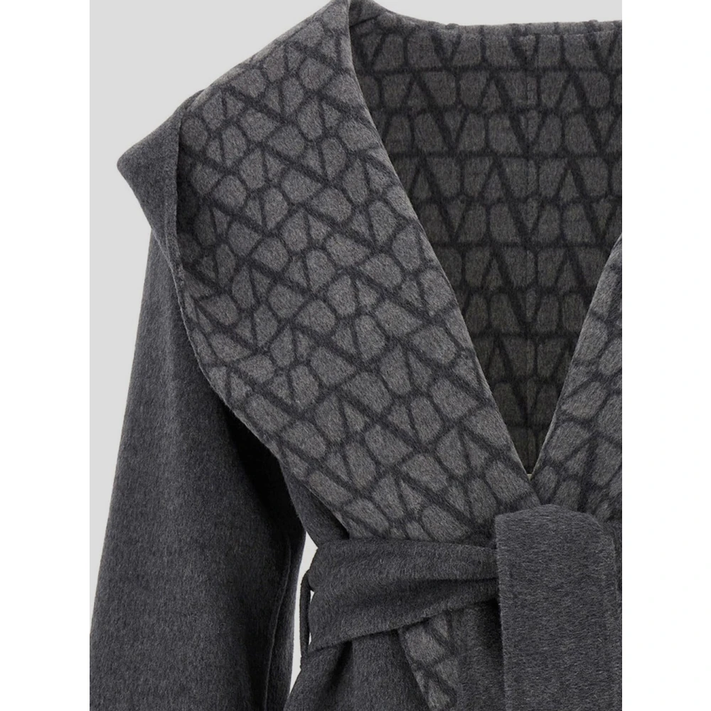 Valentino Stijlvolle Vrouw Jas Kleding Gray Dames