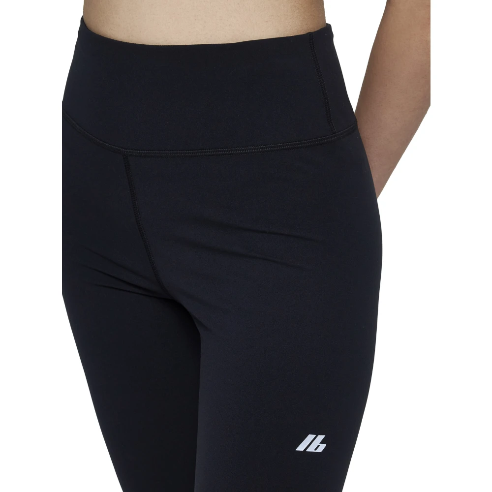 Balenciaga Reflecterend Logo Sportlegging Black Dames