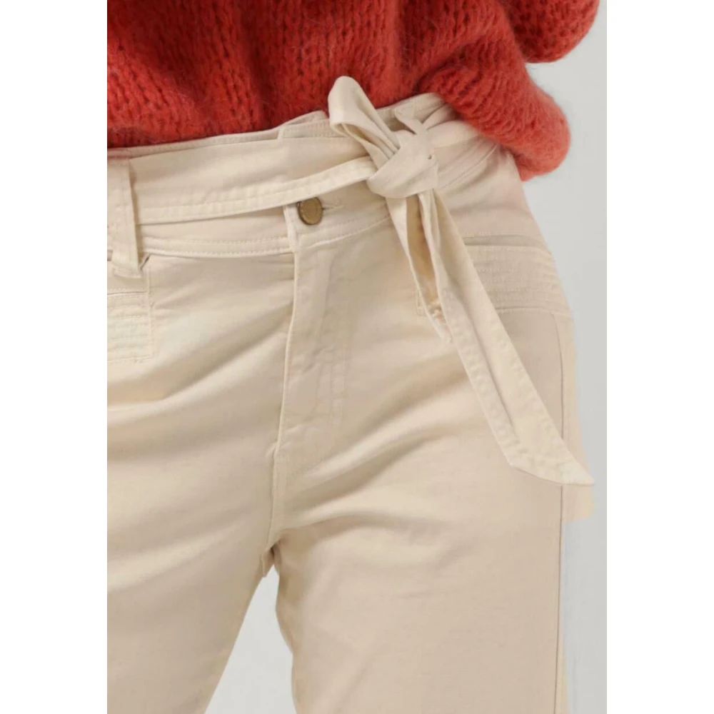 Summum Woman Peachy Stretch Tapered Jeans White Dames