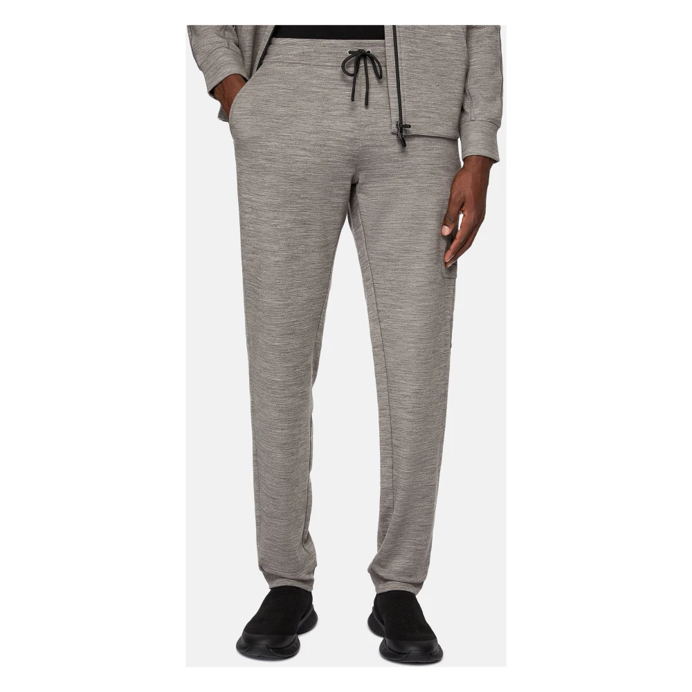 Boggi Milano Lichtgewicht Scuba Broek van Wolmix Gray Heren