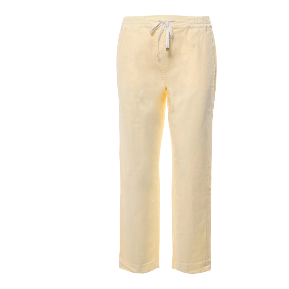 Re-Hash Women's Yellow Straight Trousers, W27, Francy Trousers
