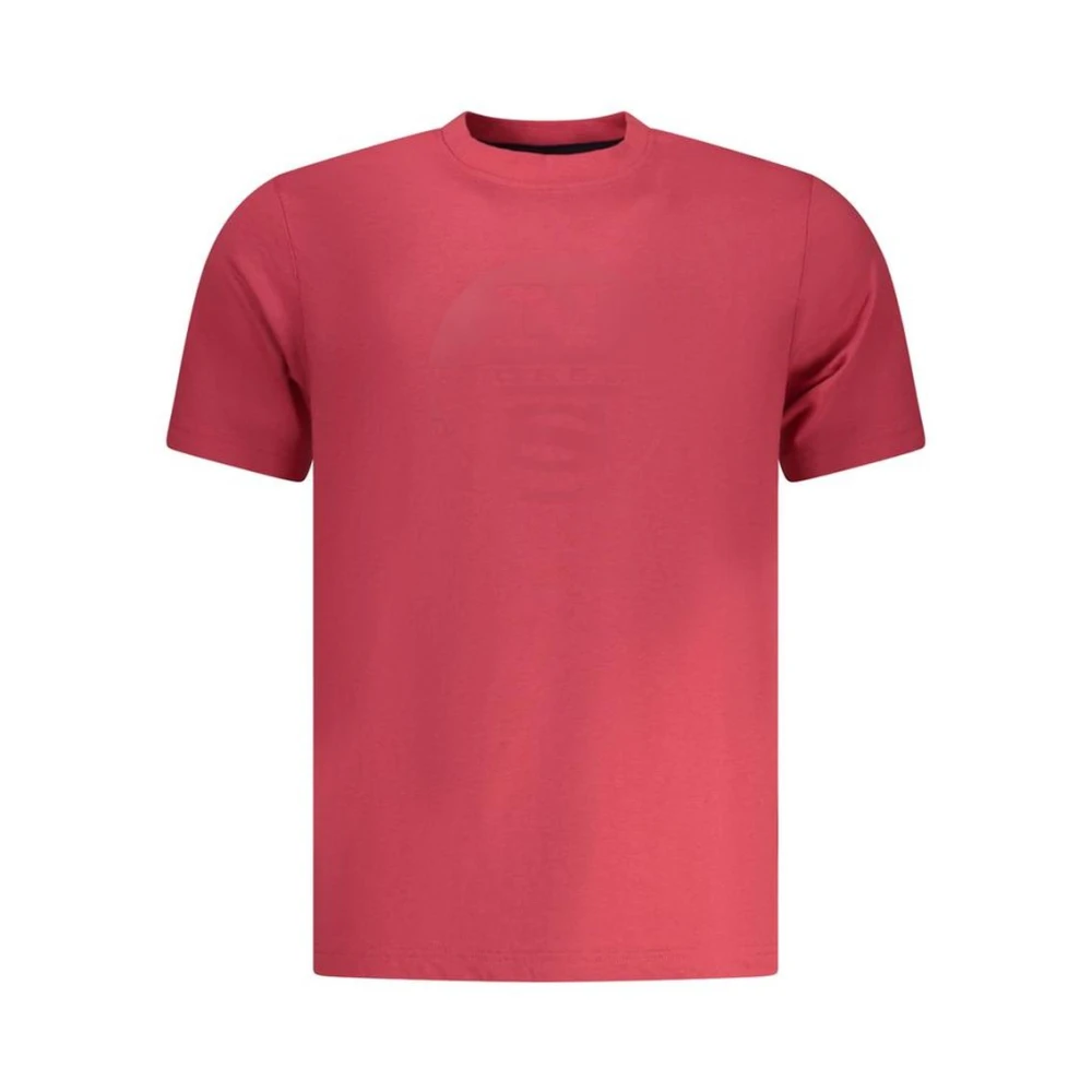 North Sails , T-Shirts, Male, Red, S, Cotton Sportswear