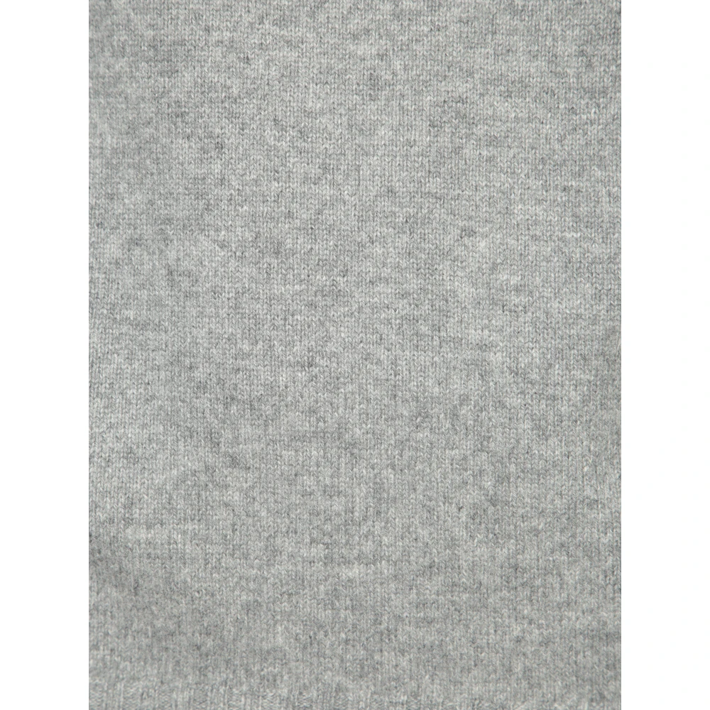 Dell'oglio Grijze Gebreide Kleding voor Mannen Aw24 Gray Heren