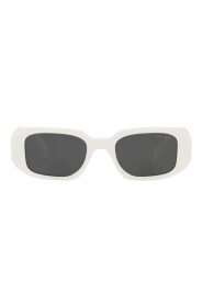 Moderne solbriller til kvinder - hvid og mørkegrå