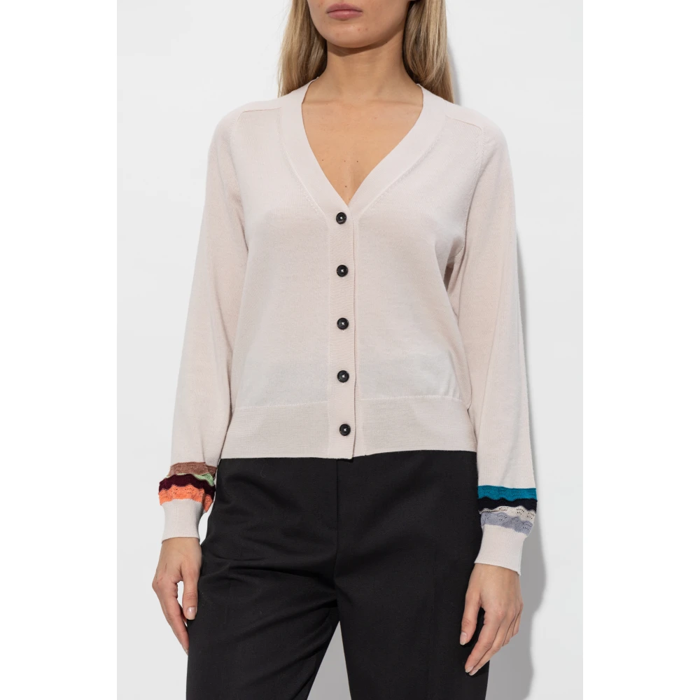 PS By Paul Smith Wollen Vest Beige Dames