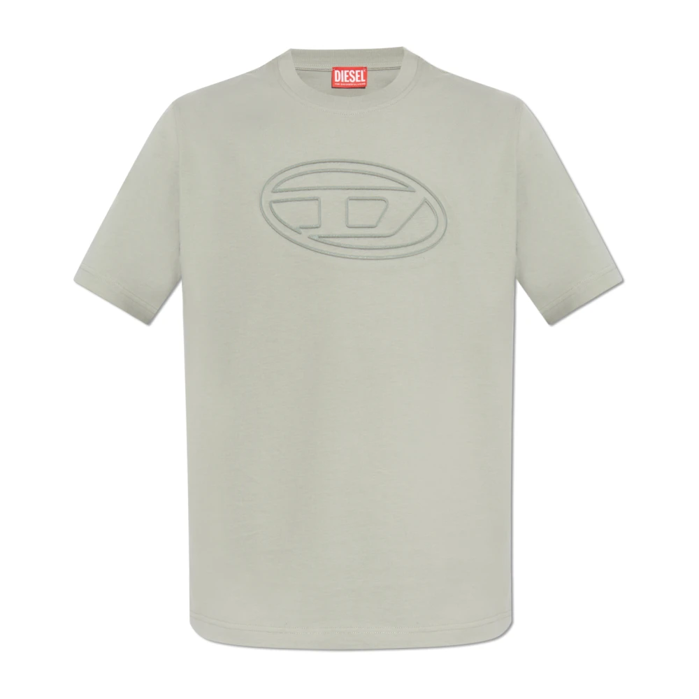 Diesel - Tops > T-Shirts - Gray - Diesel - Modalova