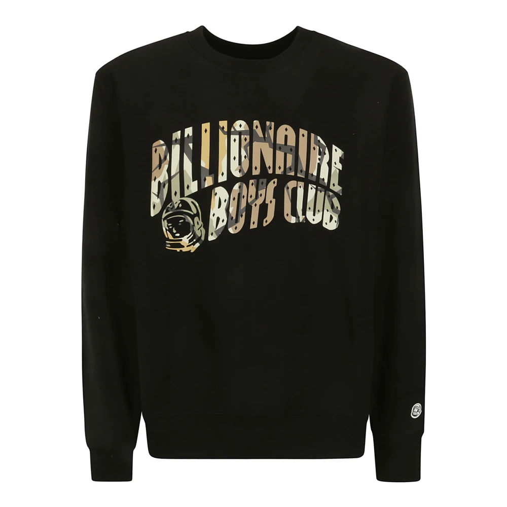 Billionaire Boys Club Camo Arch Logo Sweatshirt Black Heren