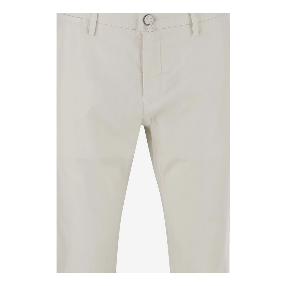 Jacob Cohën Rechte broek van stretchkatoenmix Beige Heren