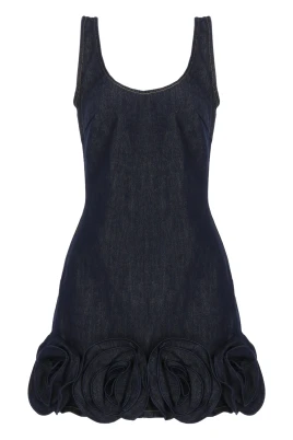 Denim Flower Dress