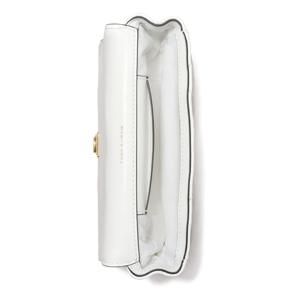 TORY BURCH Witte Flap Tas met Verstelbare Band White Dames