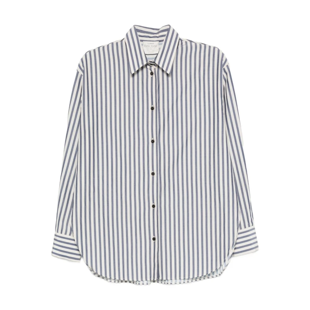 Forte Forte Women's Blue My Shirt Notte - Shirts - Xs - Blouses & Shirts