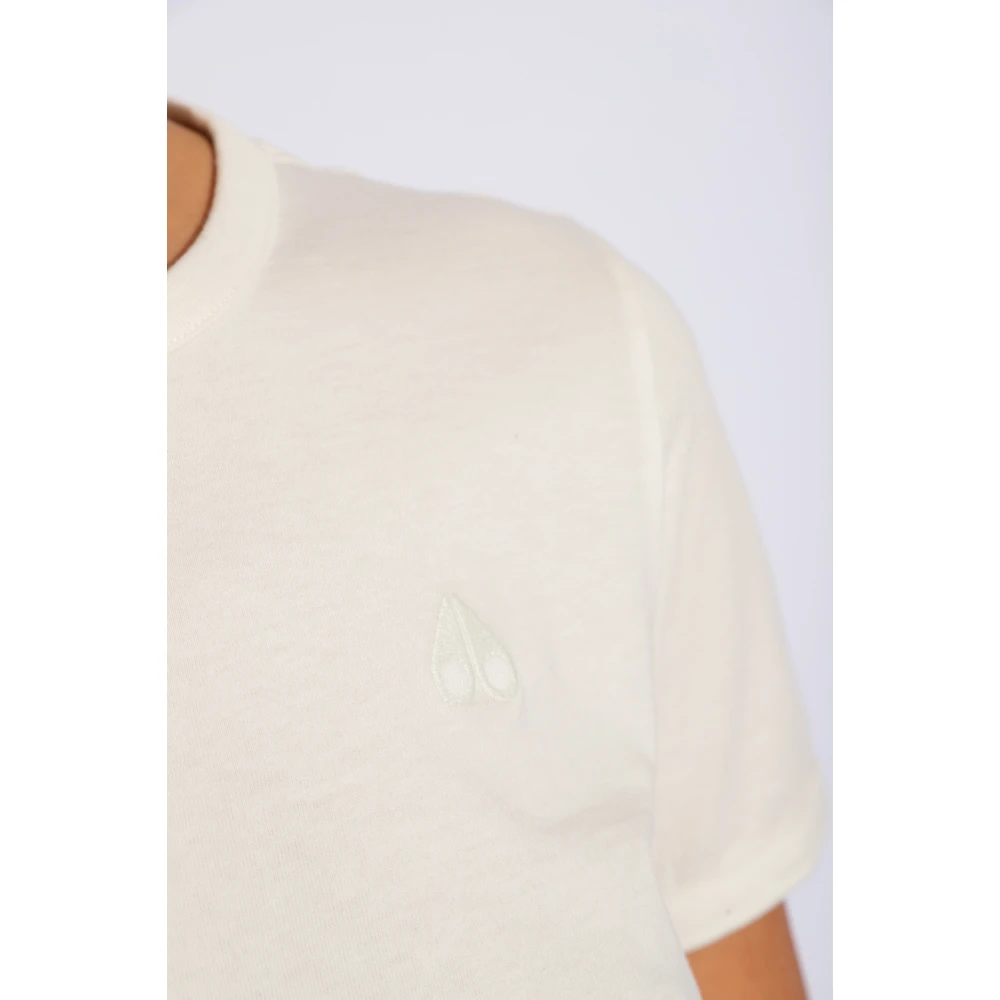 Moose Knuckles T-shirt met logo White Dames