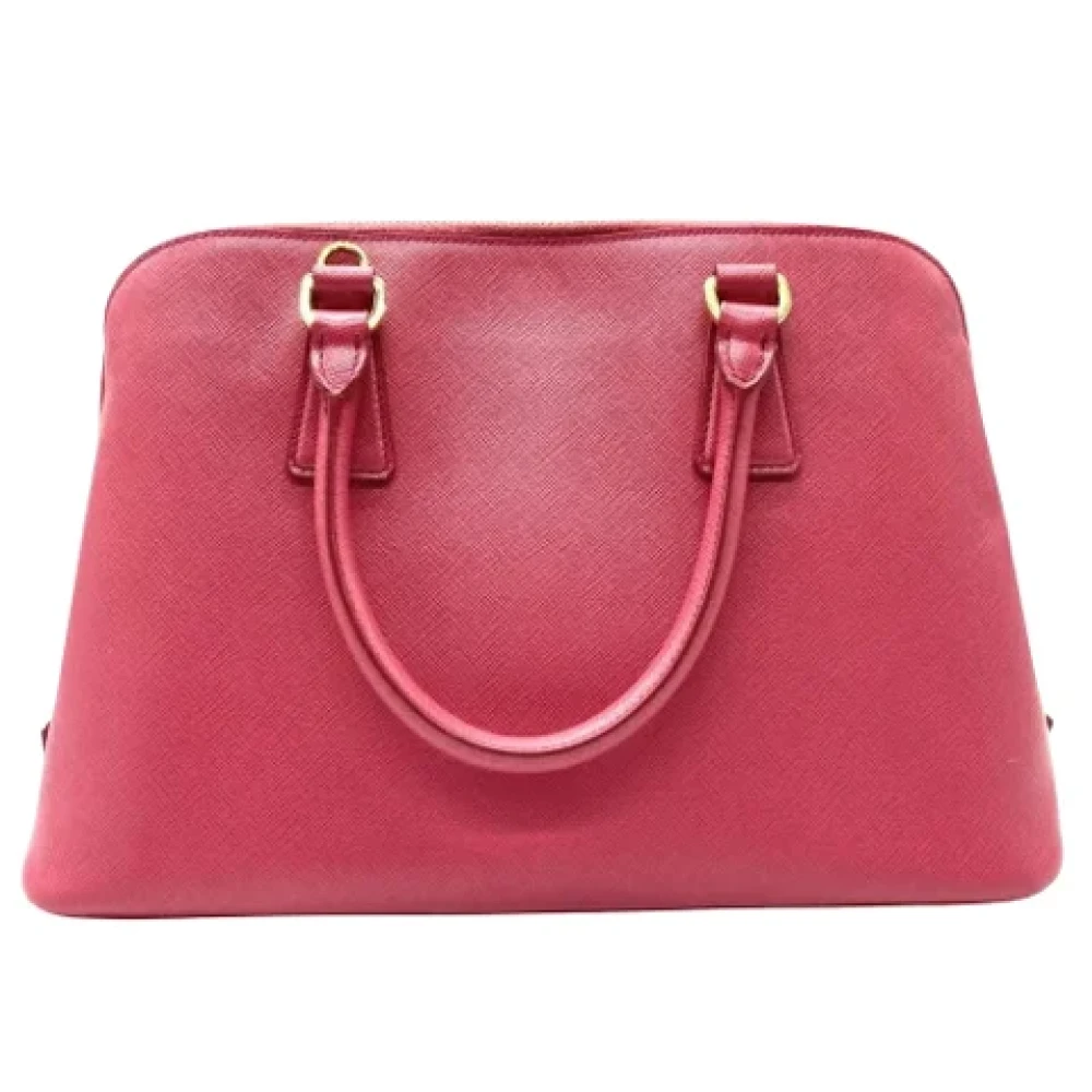 Prada Vintage Pre-owned Leather prada-bags Pink Dames