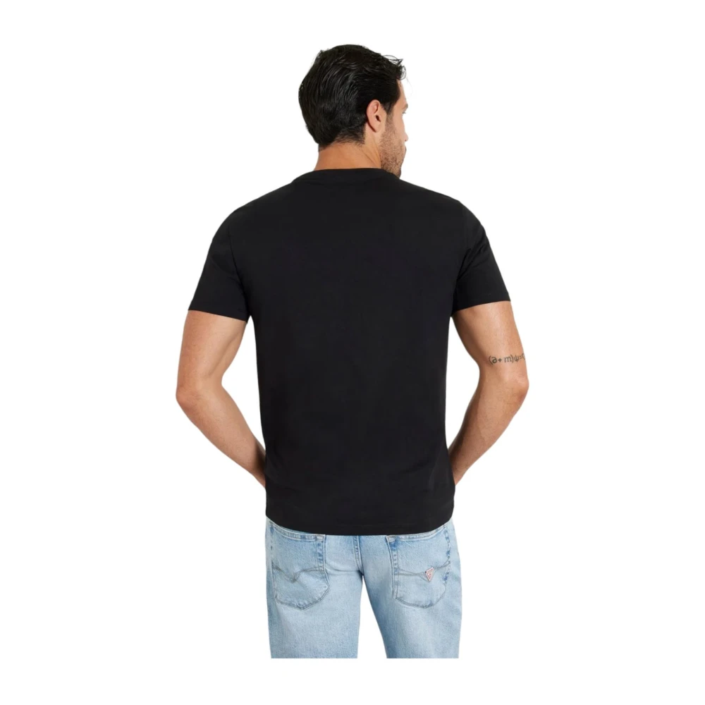 Guess Korte Mouw T-shirt Black Heren