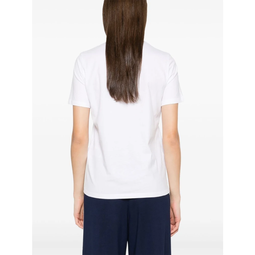 Elisabetta Franchi Stijlvolle T-shirts en Polos Collectie White Dames