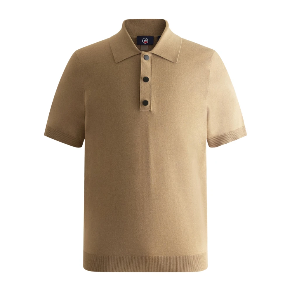 Fusalp Henryo Poloshirt MET Korte Mouwen Beige Heren