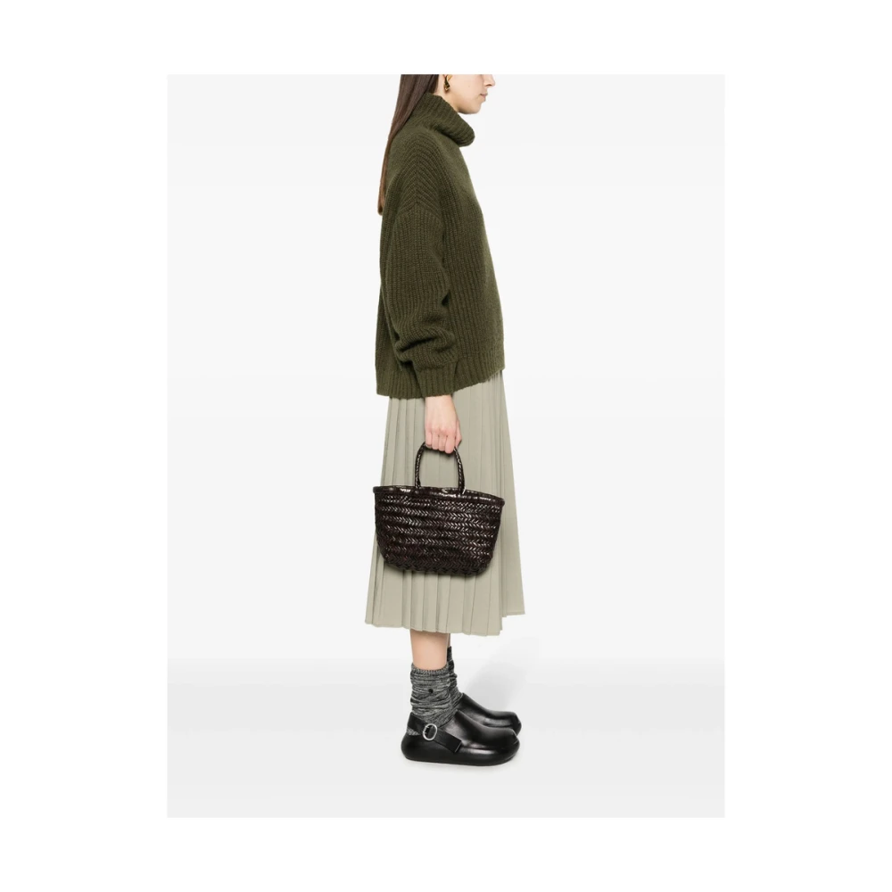 Dragon Diffusion Bruin leren mandenweefsel tote Brown Dames