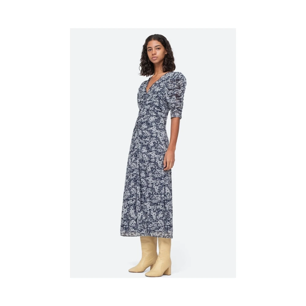 Sea NY Suzie Bloemenprint Jurk Blue Dames