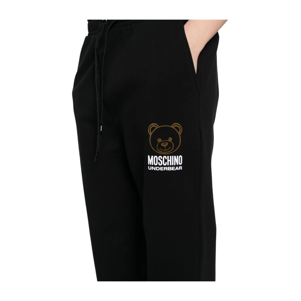 Moschino Katoenmix Broek Black Heren