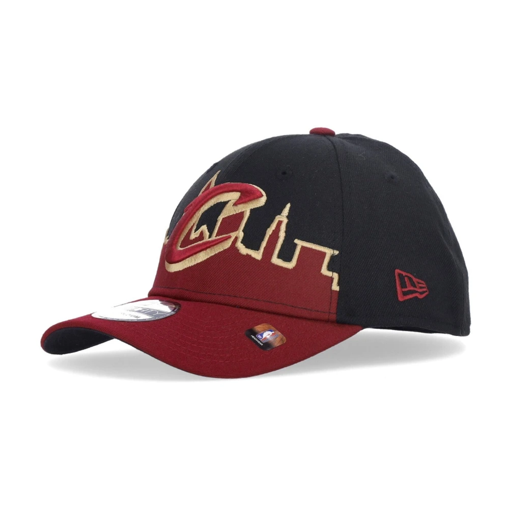 new era Gebogen klep pet NBA Clecav Zwart Multicolor Unisex