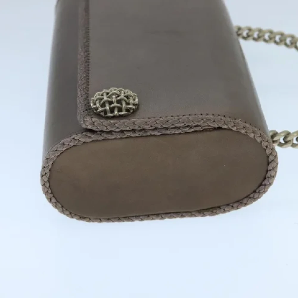 Bally Pre-owned Leather handbags Gray Dames