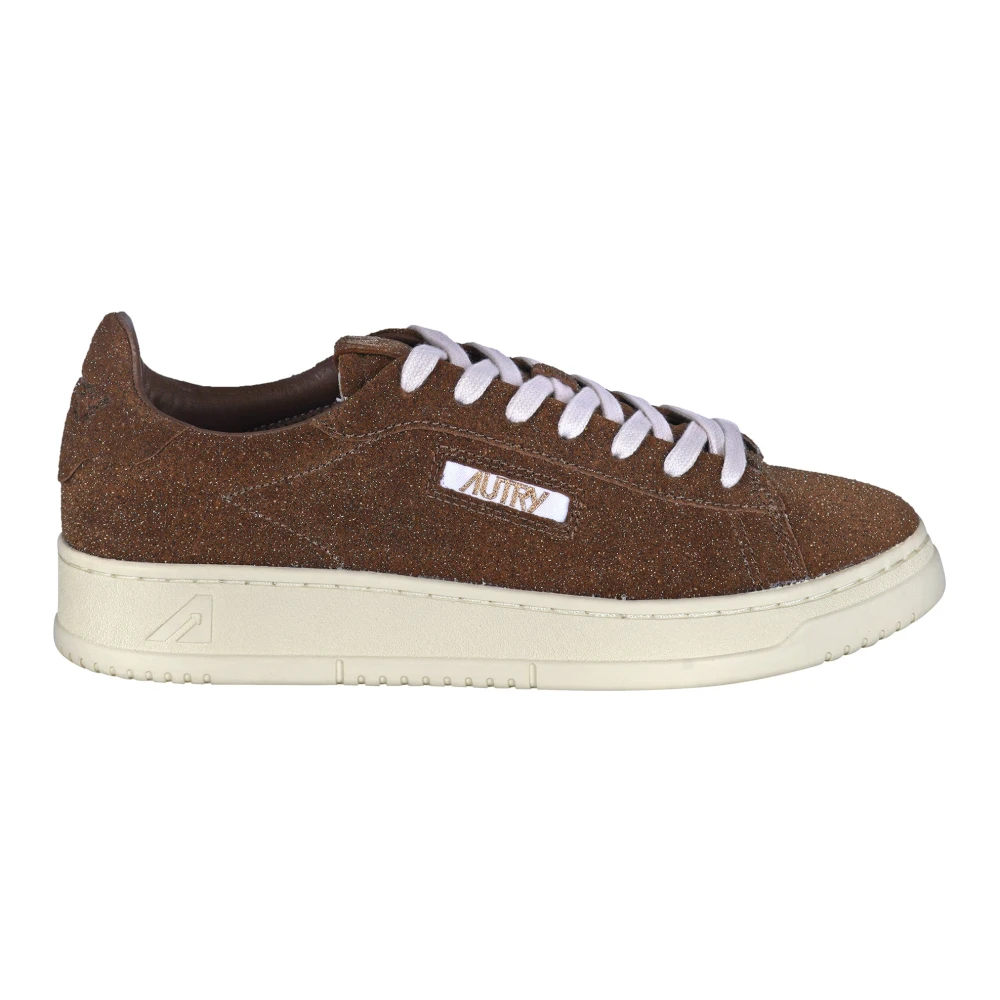 Autry Women's Brown Sneakers, 3 Uk, Dallas Low