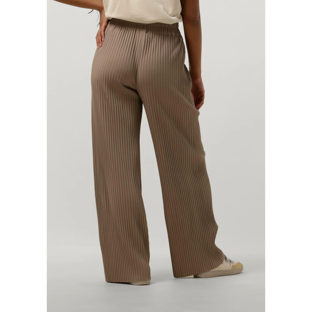 Y.A.S Wijde Bruine Broek voor Vrouwen Brown Dames
