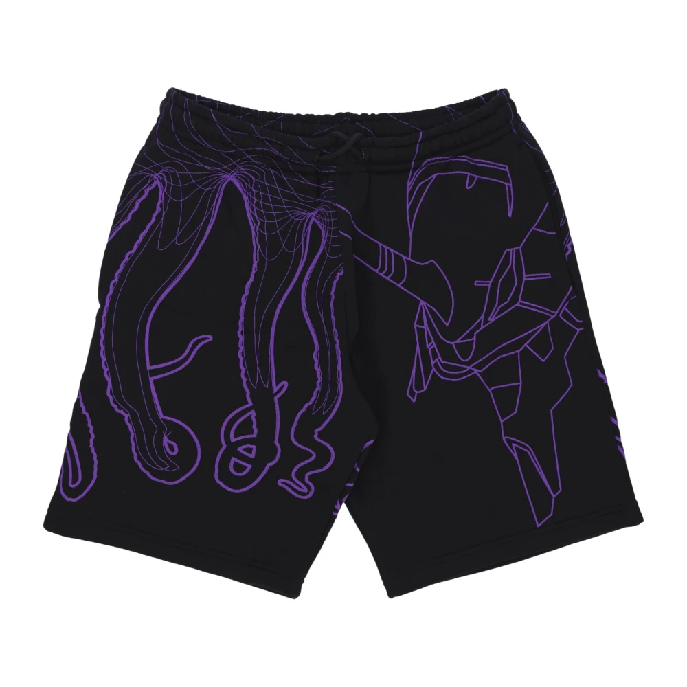 Octopus Evangelion 01 Sweatshorts Svart Black, Herr