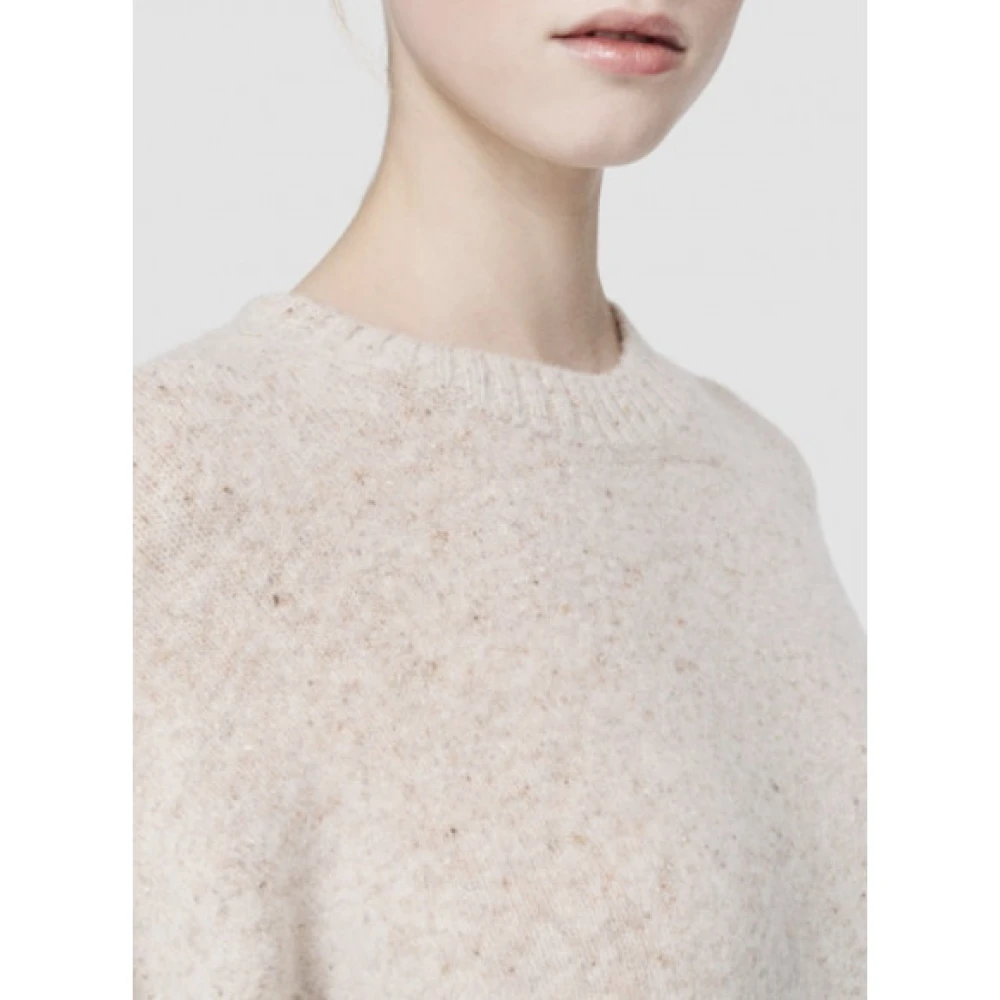 joseph Alpaca Tweed Gebreid Beige Dames