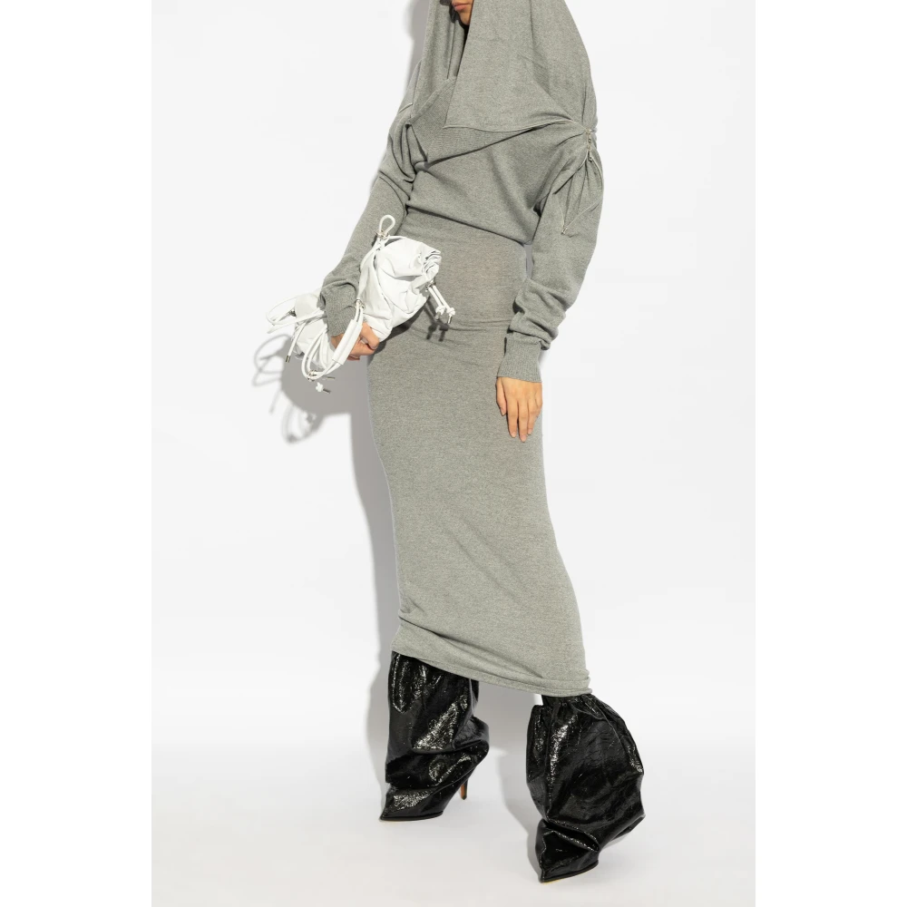 Y Project Wollen jurk Gray Dames