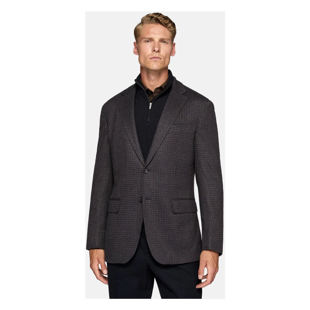 Boggi Milano Jersey Jack Brown Heren