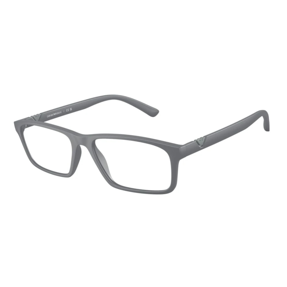 Emporio Armani Unisex Gray Glasses, 54 Mm, Stylish Optical Glasses