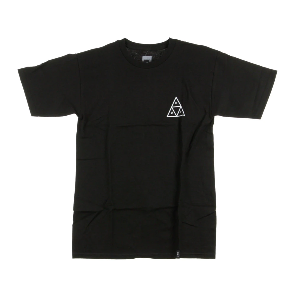 HUF Essentials TT Zwart T-Shirt Black Heren