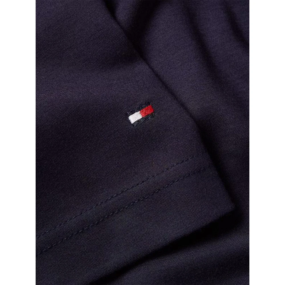 Tommy Hilfiger Geplooide Polo Jurk Blue Dames