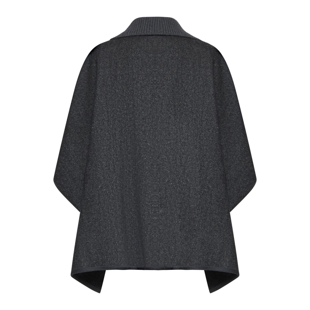 Fabiana Filippi Antraciet Jacks voor Stijlvolle Outfits Gray Dames