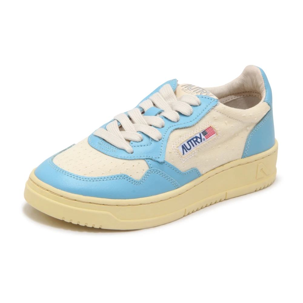 Autry Women's Blue Sneakers, 4 Uk, Medalist Low
