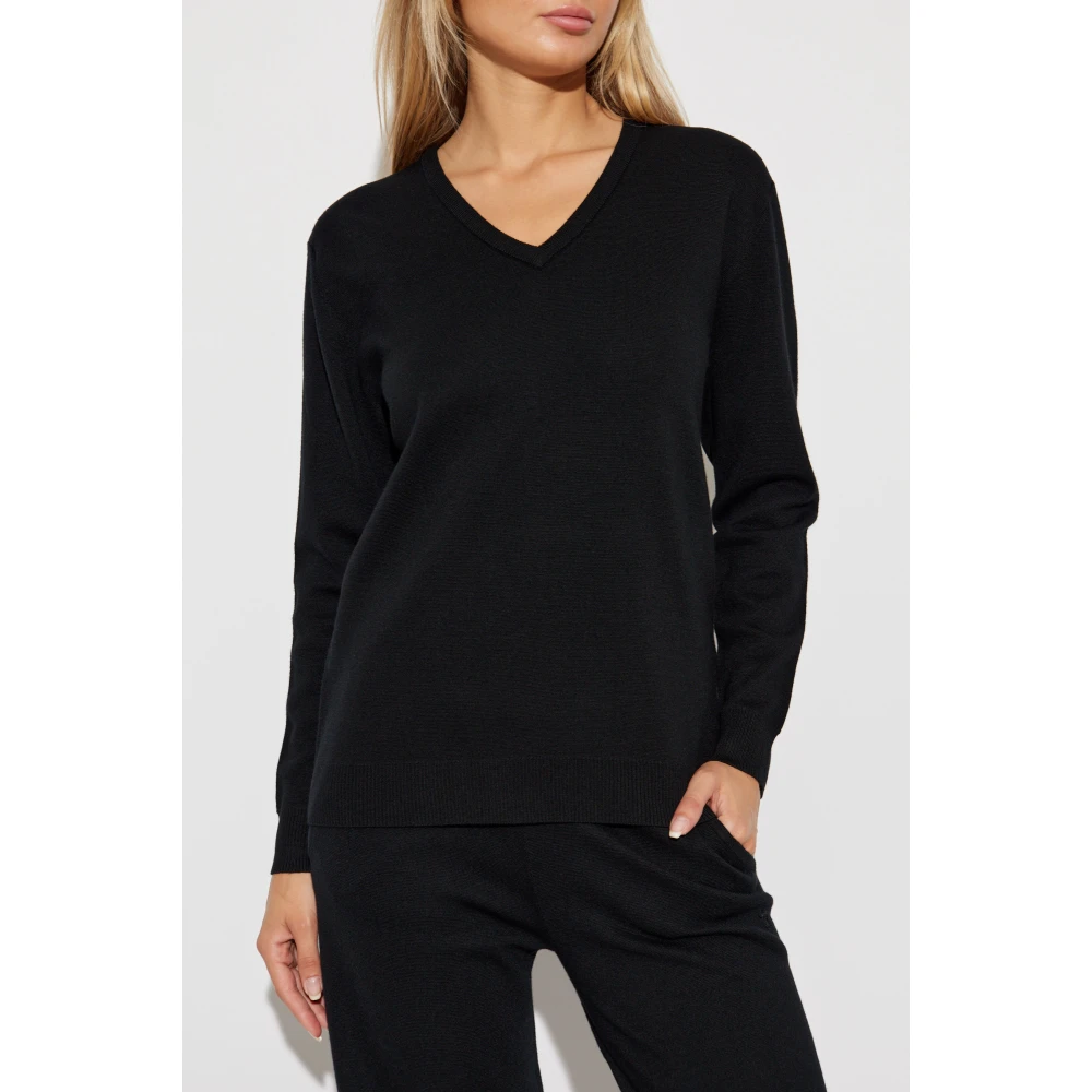 Max Mara Wollen trui Black Dames