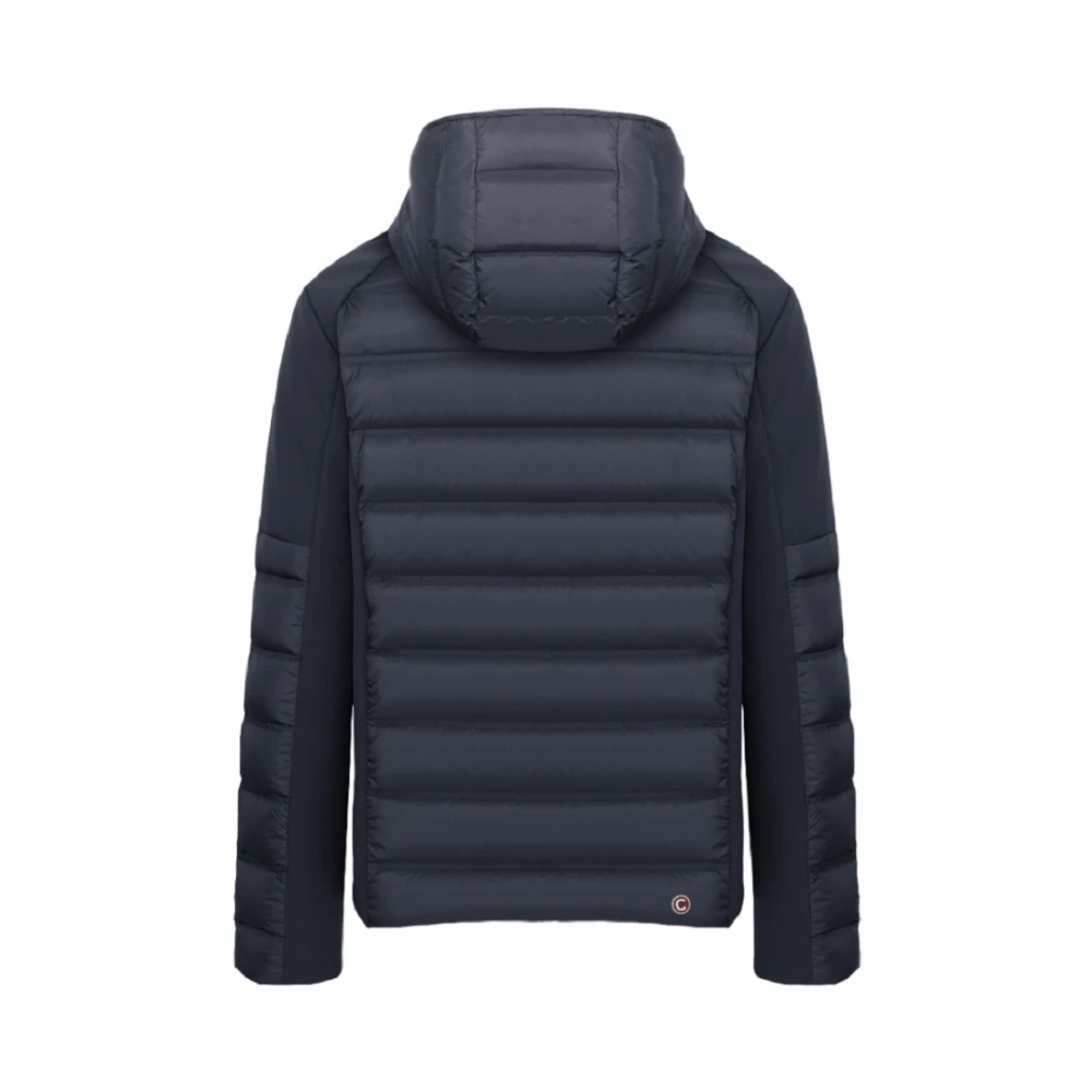 Colmar Blauwe Gewatteerde Slim Fit Hoodie Jas Blue Heren