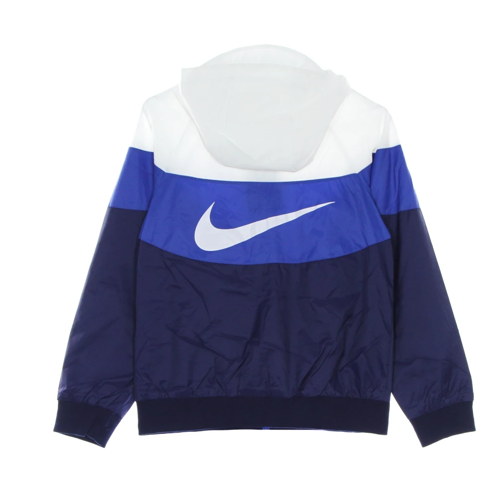 Nike Capuchon Windjack Wit Blauw Multicolor Heren