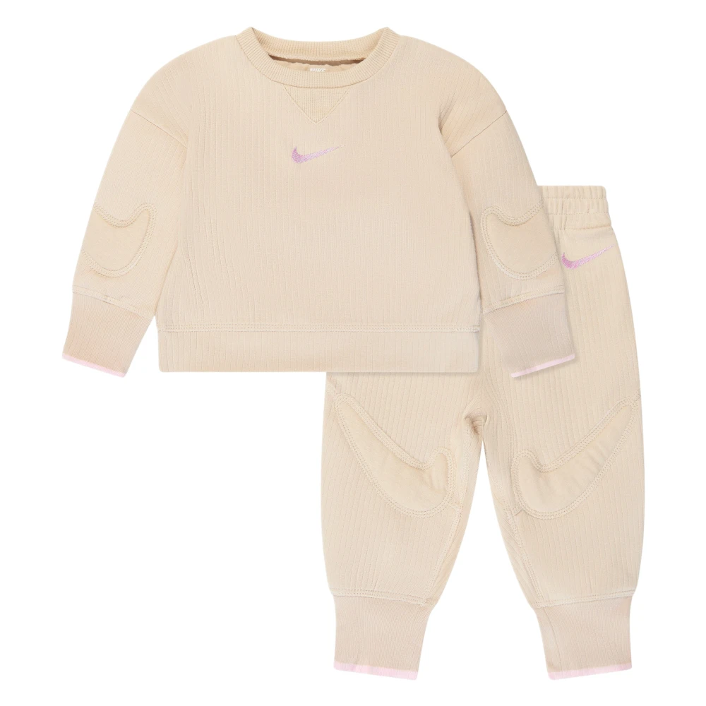 Nike Unisex Kids Beige Kids Sport Sets, 9 M, Readyset Tracksuit For Babies