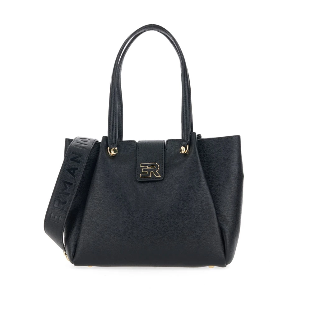 Ermanno Scervino Women's Black Handbags, One Size, Small Tote Vally