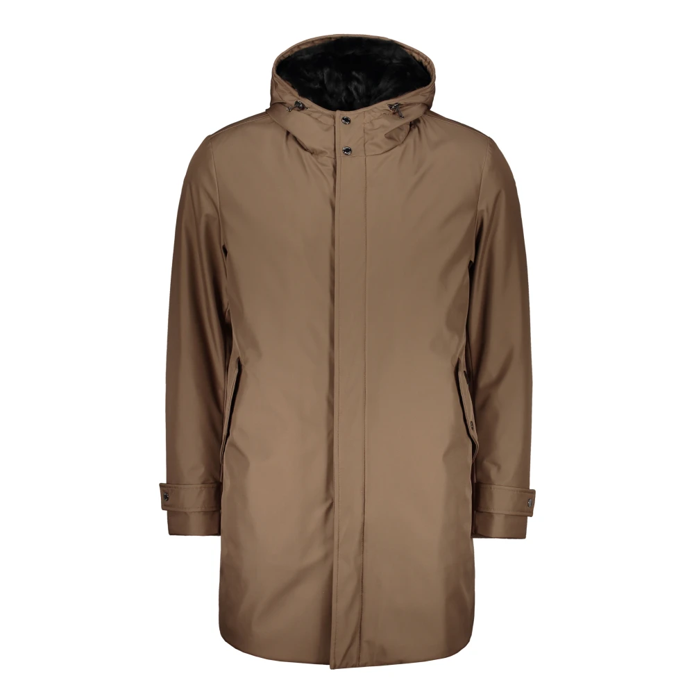 Moorer - Coats > Parkas - Brown - Moorer - Modalova